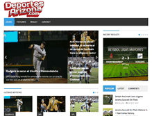 Tablet Screenshot of deportesarizona.com